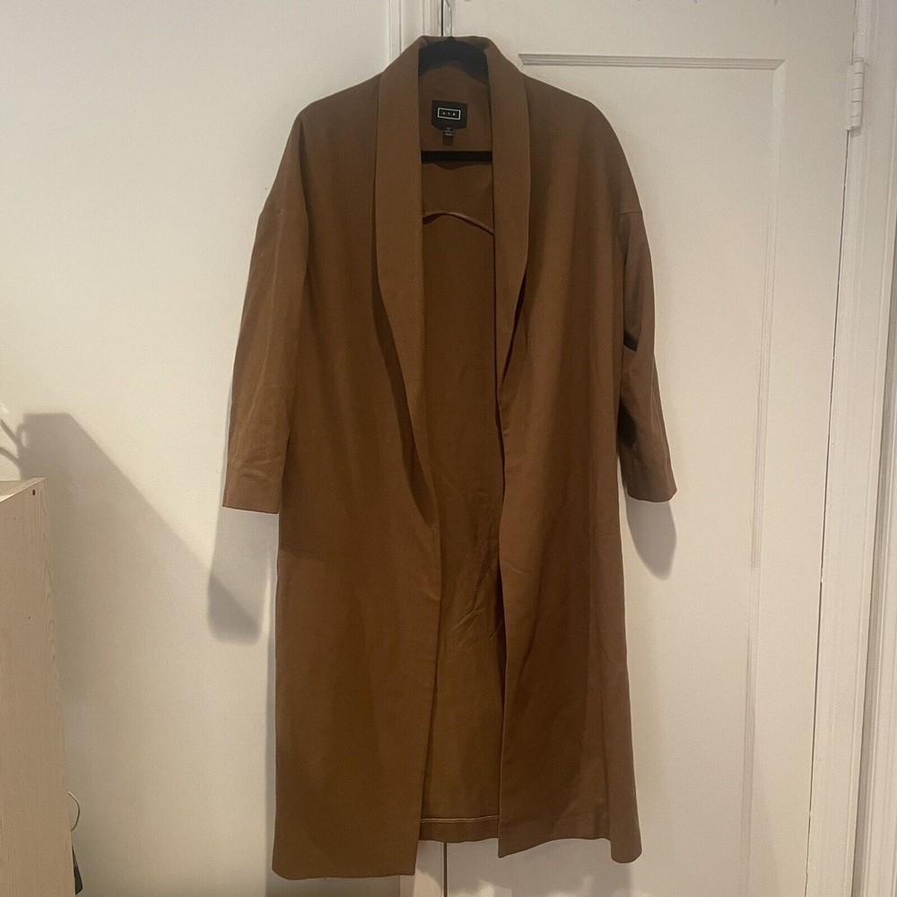 AYR Brown Long Pea Coat